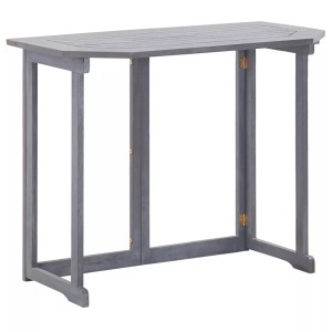 Diverse Hardware, Klappbarer Balkontisch 120 x 70 x 74 cm Massivholz Akazie