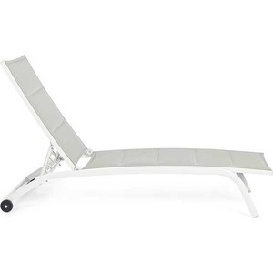 mutoni lifestyle, Rollenliege Cleopas weiss hellgrau, Rollenliege Cleopas weiss hellgrau