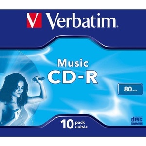 Verbatim, Verbatim Cd-R 80 min. Audio 10-er Pack Jewel Case CD Rohlinge, Verbatim CD-R 0.7 GB, Jewelcase (10 Stück)