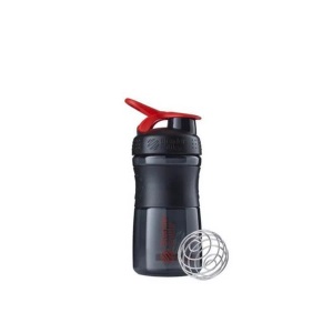 Blender Bottle, 20oz / 590ml BlenderBottle SportMixer Flip, Black/Red, Blender Bottle - 20oz / 590ml BlenderBottle SportMixer Flip, Black/Red, One Size, Schwarz