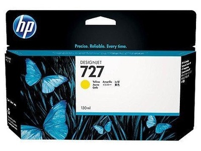 Hp, HP 727 Gelb DesignJet Druckerpatrone, 130 ml, HP 727 Original Tintenpatrone B3P21A Gelb