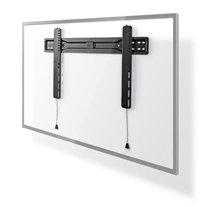 Nedis, Feste TV-Wandhalterung | 37-70" | Maximales Gewicht des Bildschirms: 35kg | Minimaler Wandabstand: 18mm | Stahl | Schwarz