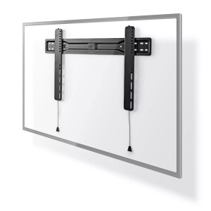 Nedis, Feste TV-Wandhalterung | 37-70" | Maximales Gewicht des Bildschirms: 35kg | Minimaler Wandabstand: 18mm | Stahl | Schwarz