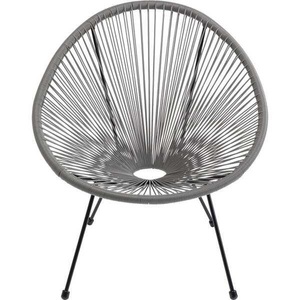 Kare Design, Sessel Acapulco Grau, KARE Design - Sessel Acapulco Grau, One Size, Grau