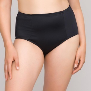 LA REDOUTE COLLECTIONS PLUS, Bikini-Slip mit Formeffekt und Taillenbund, La Redoute Collections - Bikini-Slip mit Formeffekt, 44, Schwarz
