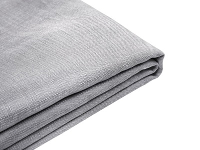 Beliani, Beliani Bezug für Bett FITOU Polsterbezug hellgrau 180 x 200 cm, Beliani - Bettrahmenbezug aus Polyester FITOU, One Size, Rauch