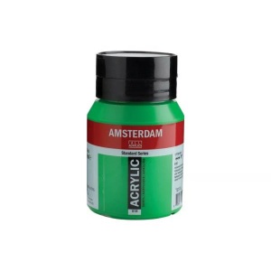Amsterdam, Amsterdam Acrylfarbe Standard, TALENS Acrylfarbe Amsterdam 500ml 17726182 Permanentgrün hell