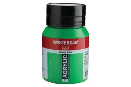 Amsterdam, Amsterdam Acrylfarbe Standard, TALENS Acrylfarbe Amsterdam 500ml 17726182 Permanentgrün hell