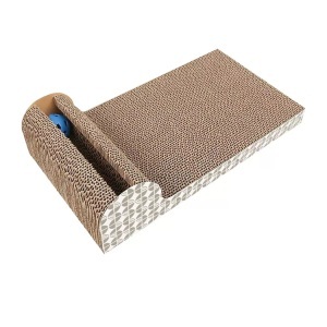 Intirilife, Intirilife - Katzenkratzbrett Katzenspielzeug auser Wellpappe, One Size, Braun