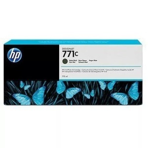 Hewlett-Packard, Hewlett-Packard HP Tinte Nr. 771C (B6Y07A) Matte, Hewlett Packard Tintenpatrone, schwarz-matt, No.771C, B6Y07A, (775ml)
