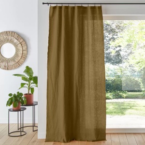 LA REDOUTE INTERIEURS, Vorhang Onega Unisex Braun 135x220cm, La Redoute Intérieurs - Vorhang Onega, 135x220cm, Braun