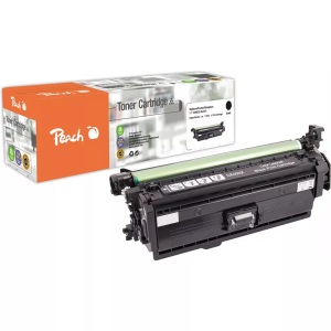 Peach, Peach Tonermodul schwarz kompatibel zu HP No. 507X, CE400X, Peach HP 507 XBK Toner XL bk ersetzt HP No. 507X BK, CE400X für z.B. HP LaserJet Enterprise 500 color M 551, HP LaserJet Pro 500 color MFP M 570 dn