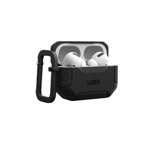 UAG URBAN ARMOR GEAR, UAG Urban Armor Gear - AirPods Pro 2 Schutzhülle Scout (104123114040) - Schwarz, Urban Armor Gear Scout Kopfhörer Tasche Passend für (Kopfhörer):In-Ear-Kopfhörer Schwarz
