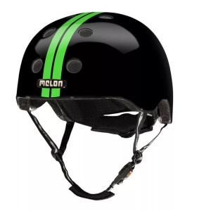 Melon, Melon Straight Velohelm grün, Melon Helm Urban Active - straight green black (Grösse: XXS-S (46-52 cm))