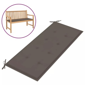 Diverse Hardware, Gartenbank-Auflage Taupe 120 x 50 x 3 cm, vidaXL Gartenbank-Auflage Taupe 120x50x3 cm Oxford-Gewebe