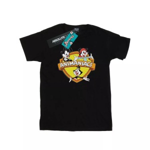 Animaniacs, Logo Crest Tshirt Herren Schwarz 3XL, Animaniacs - TShirt, für Herren, Schwarz, Größe 3XL