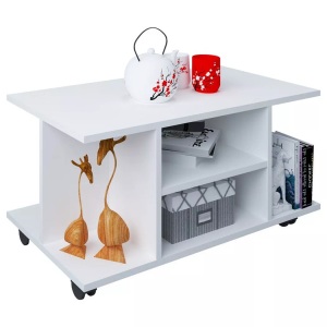 VCM, Holz Beistelltisch Findula Holz Beistelltisch Findula, VCM - Holz Beistelltisch Findula, One Size, Weiss