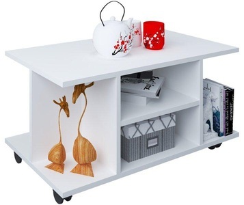 VCM, Holz Beistelltisch Findula Holz Beistelltisch Findula, VCM - Holz Beistelltisch Findula, One Size, Weiss