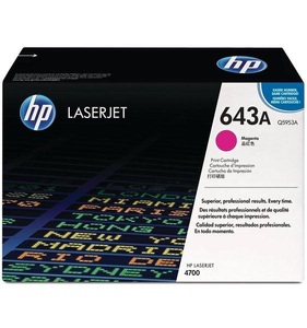 Hp, HP Q5953A 643A magenta Toner, HP H643AM Toner ma - HP No. 643A M, Q5953A für z.B. HP Color LaserJet 4700, HP Color LaserJet 4700 DN, HP Color LaserJet 4700 DTN