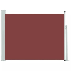 vidaXL, vidaXL Ausziehbare Seitenmarkise 140×500 cm Braun, vidaXL Ausziehbare Seitenmarkise 140×500 cm Braun