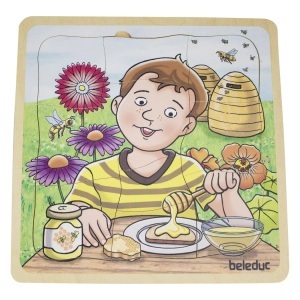 undefined, Lagen Puzzle Honig, Beleduc - Lagen Puzzle Honig