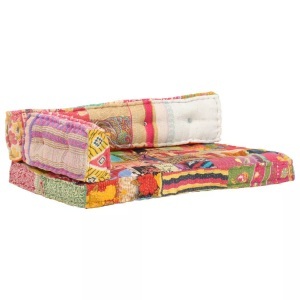 Diverse Hardware, Palettensofa-Auflage Mehrfarbig Stoff Patchwork, VidaXL - Palettensofa-kissen gewebe, 120X80X39CM, Multicolor