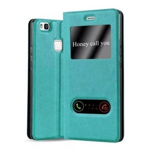 Cadorabo, Hülle für Huawei P9 LITE 2016 / G9 LITE Magnetverschluss, 2 Sichtfenstern