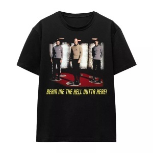 Star Trek, Star Trek - Beam Me Out TShirt, für Damen, Schwarz, Größe L, Star Trek - Beam Me Out TShirt, für Damen, Schwarz, Größe L