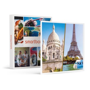SMARTBOX, Romantischer Urlaub in Paris mit 2 Übernachtungen, Busbootsfahrt und Champagner für 2, Romantischer Urlaub in Paris mit 2 Übernachtungen, Busbootsfahrt und Champagner für 2