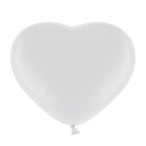 Belbal, Belbal Luftballon Herz Weiss, Ø 28 cm, 25 Stück, 