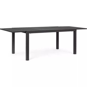 mutoni Garten Deluxe, Gartentisch Hilde ausziehbar 160-240x90 LD34 anthrazit, Gartentisch Hilde ausziehbar 160-240x90 LD34 anthrazit