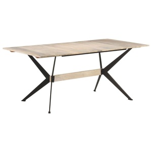 vidaXL, vidaXL Esstisch 180x90x76 cm Massivholz Mango, vidaXL Esstisch 180x90x76 cm Massivholz Mango