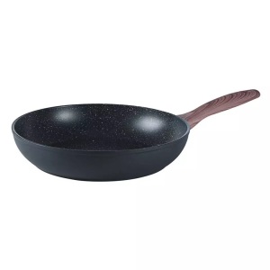Sambonet, Sambonet Bratpfanne RockNRose 24 cm, sambonet Bratpfanne »RockNRose 24 cm, Schwarz«, Aluminium