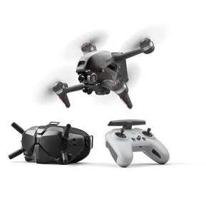 dji, Dji FPV Combo Drohne, DJI - FPV Combo Drohne 4K Multikopter im Set mit Brille und Fernsteuerung (CP.FP.00000002.01) - Schwarz