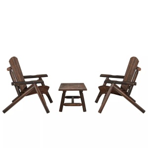 vidaXL, vidaXL 3-tlg. Garten-Lounge-Set Massivholz Fichte, vidaXL 3-tlg. Garten-Lounge-Set Massivholz Fichte