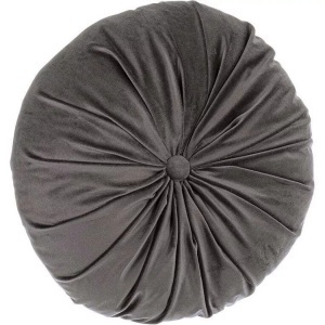 mutoni lifestyle, Kissen Artemis dunkelgrau rund 40, Kissen Artemis dunkelgrau rund 40