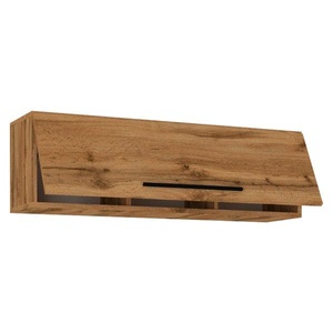 VCM, Holz Wandregal Hängeregal Wandschrank Klappschrank Arila L Holz Wandregal Hängeregal Wandschrank Klappschrank Arila L, VCM - Holzregal hängend | platzsparendes Regal Maße: H. 30 x B. 95 T. cm Elegantes Aufbewahrungsregal Bücherregal Wandboard -, One Size, Bronze