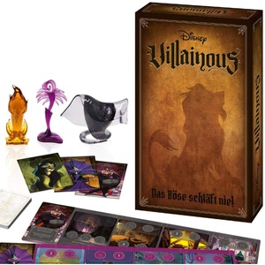 Ravensburger Verlag, Disney Villainous, Ravensburger 26891 - Disney Villainous - Das Böse schläft nie - 2 Erweiterung von Villainous ab 10 Jahren für 2-3 Spieler