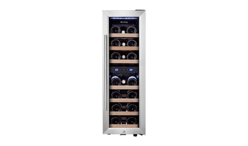 Sonnenkönig, Sonnenkönig Cava 1900 Dual Weinkühlschrank, Sonnenkönig Cava 1900 Dual Weinschrank Edelstahl rechts