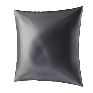 undefined, Ailoria - Kopfkissenbezug aus Seide (80 x 80 cm) - Anthrazit, AILORIA - BEAUTY SLEEP L Kopfkissenbezug aus Seide (80x80), 80X80CM, Platin grau