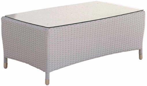 mutoni Garten, Garten Couchtisch Twist weiss, Garten Couchtisch Twist weiss