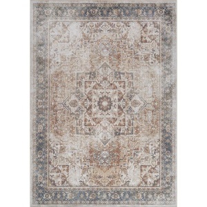 Surya, Surya Teppich, rechteckig, LIVABLISS - Maschinenwaschbarer Vintage-Teppich ALORA, 120X170CM, Braun