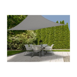Progarden, ProGarden Sonnensegel 3x3 m Grau Quadratisch, FS-STAR, Unsere Neuheiten, FS Star Sonnensegel 3x3m grau, Produkte & Wohnen