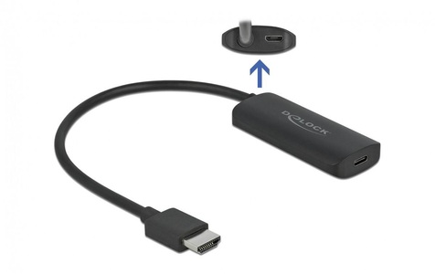 undefined, DeLOCK 63251 Videokabel-Adapter HDMI Typ A (Standard) USB Typ-C Schwarz, Delock Konverter 4K/60Hz HDMI - USB Type-C