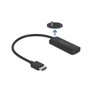 undefined, DeLOCK 63251 Videokabel-Adapter HDMI Typ A (Standard) USB Typ-C Schwarz, Delock Konverter 4K/60Hz HDMI - USB Type-C