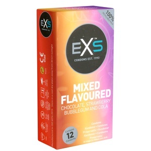 undefined, Shots - 12er-Pack Kondome EXS Mixed Flvour, EXS - Mixed Flavoured, 12 Stück