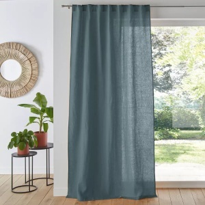 LA REDOUTE INTERIEURS, Vorhang Onega Unisex Grün 135x180 cm, La Redoute Intérieurs - Vorhang Onega, 135x180 cm, Blau