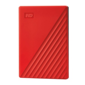 WD, WD My Passport® Externe Festplatte 6.35 cm (2.5 Zoll) 4 TB Rot USB 3.0, WESTERN DIGITAL My Passport (2019) - Festplatte (HDD, 4 TB, Rot)