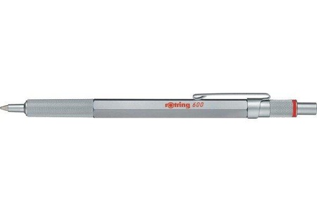 Rotring, ROTRING Kugelschreiber 600 M 2032578 silber, Rotring Kugelschreiber 600, M, silber, 2032578