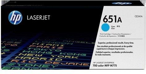 Hp, Original Tonerpatrone cyan HP No. 651A,CE341A, Hewlett Packard Toner, blau, No.651A, CE341A